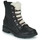 Chaussures Femme Boots Sorel LENNOX LACE COZY Noir / Blanc