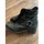 Chaussures Femme Boots Bianco Low boots en nubuck noires Noir