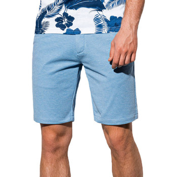 Vêtements Homme Shorts / Bermudas Monsieurmode Short chino pour homme Short W224 bleu clair Bleu
