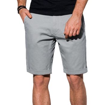 Vêtements Homme Shorts / Bermudas Monsieurmode Short chino homme Short W243 gris foncé Gris