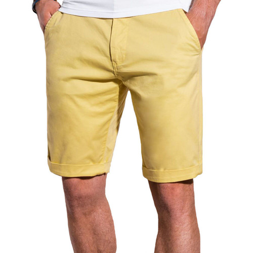 Vêtements Homme N21d65f Shorts / Bermudas Monsieurmode Short chino homme Short W243 jaune Jaune