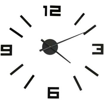 Maison & Déco Horloges VidaXL horloge murale 3D Noir