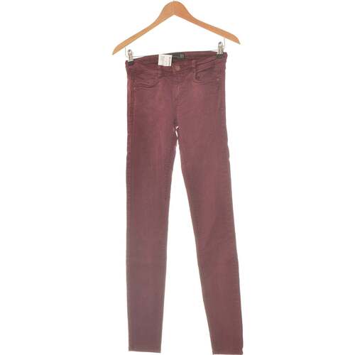 Vêtements Femme Jeans Zara jean slim femme  34 - T0 - XS Violet Violet