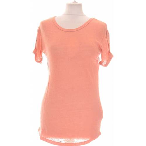 Vêtements Femme Sélection homme à moins de 70 Zara top manches courtes  36 - T1 - S Orange Orange
