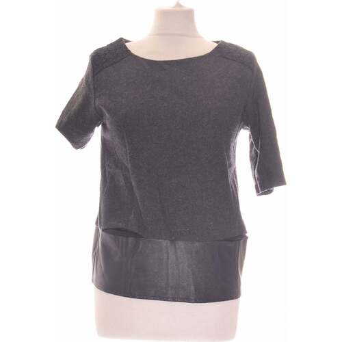 Vêtements Femme Viscose / Lyocell / Modal Suncoo top manches courtes  36 - T1 - S Gris Gris