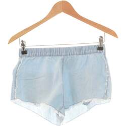 Vêtements Femme Shorts / Bermudas Bershka short  34 - T0 - XS Bleu Bleu