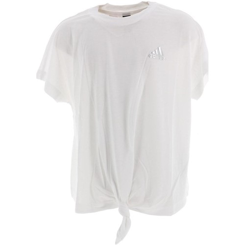 Vêtements Fille T-shirts manches courtes adidas back Originals Dance wht mc tee girl Blanc