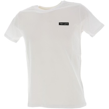 Vêtements Garçon T-shirts manches courtes Teddy Smith Nark blanc mc tee jr Blanc