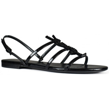 Saint Laurent Sandales Cassandra Noir - Chaussures Sandale Femme 844,75 €