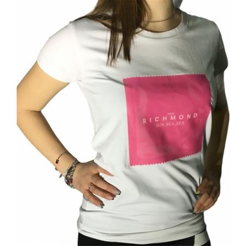 Vêtements Femme T-shirts manches courtes Richmond Sport UWP21167TS Blanc
