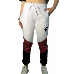 Vêtements Femme Pantalons de survêtement Lotto LTD447 Blanc/Fuchsia