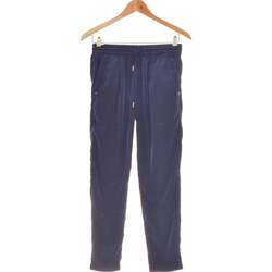 Vêtements Femme Pantalons Bershka Pantalon Droit Femme  34 - T0 - Xs Bleu