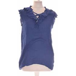 Vêtements Femme Tops / Blouses Promod Top Manches Courtes  36 - T1 - S Bleu
