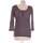 Vêtements Femme T-shirts & Polos Monoprix 36 - T1 - S Violet