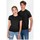 Vêtements T-shirts manches courtes Sols PACK 3 CAMISETAS NEGRAS COTTON Noir