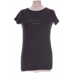Vêtements Femme T-shirts manches courtes Mango Débardeur  36 - T1 - S Noir