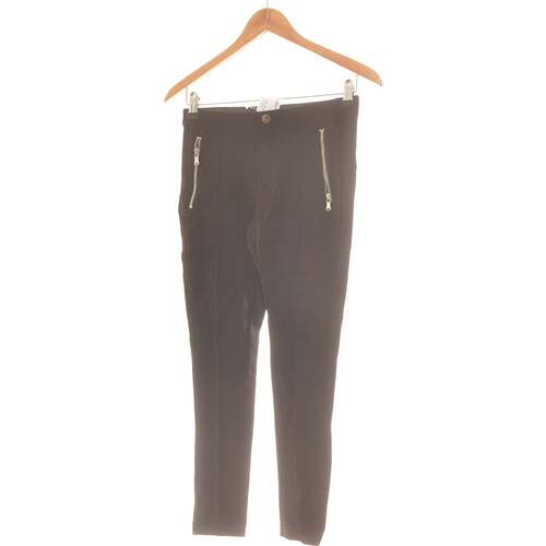 Zara pantalon slim femme 36 - T1 - S Noir Noir - Vêtements Pantalons Femme  3,20 €