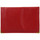 Sacs Homme Pochettes / Sacoches A Découvrir ! Porte papier extra-plat en cuir - Rouge à rabat Multicolore