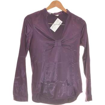 Vêtements Femme Vestes de costume Zara top manches longues  34 - T0 - XS Violet Violet