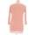 Vêtements Femme T-shirts & Polos Breal top manches longues  36 - T1 - S Rose Rose