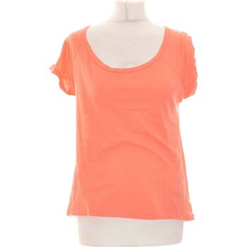 Vêtements Femme Vestes de costume Zara top manches courtes  36 - T1 - S Orange Orange