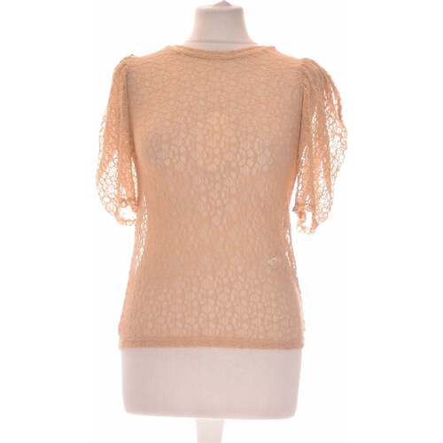 Vêtements Femme Sweats & Polaires Zara top manches courtes  36 - T1 - S Marron Marron