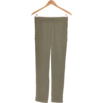 Vêtements Femme Pantalons H&M pantalon droit femme  34 - T0 - XS Vert Vert