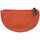 Sacs Femme Porte-monnaie Patrick Blanc Porte monnaie demi rond plat  cuir Orange / Marine Multicolore