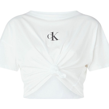 Vêtements Femme T-shirts & Polos Calvin Klein Jeans KW0KW01366 Blanc
