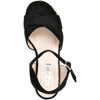 Sandales et Nu-pieds Café Noir XK9301 Noir - Chaussures Sandale Femme 59 