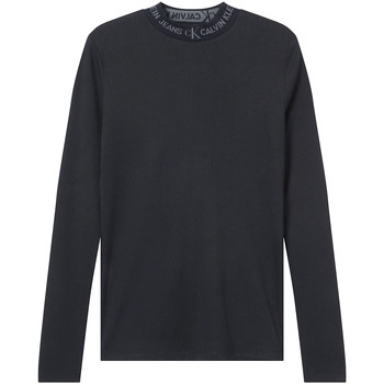 Vêtements Femme T-shirts manches longues Calvin Klein Jeans J20J215228 Noir