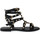 Chaussures Femme Sandales et Nu-pieds Mosaic 1600 VITELLO NERO Noir