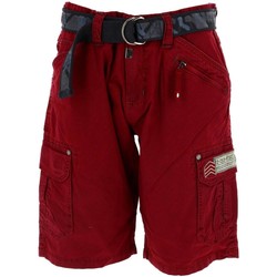 Vêtements Homme Shorts / Bermudas Timezone Riker rouge short Rouge