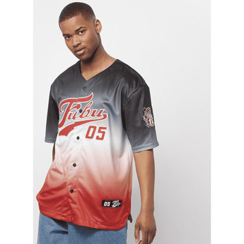Vêtements Homme T-shirts manches courtes Fubu Maillot  Varsity Baseball Noir