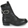 Chaussures Femme hank Boots Airstep / A.S.98 SAINTEC DOUBLE Noir