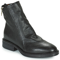 Chaussures Femme Boots Airstep / A.S.98 FLOWER ZIP Noir