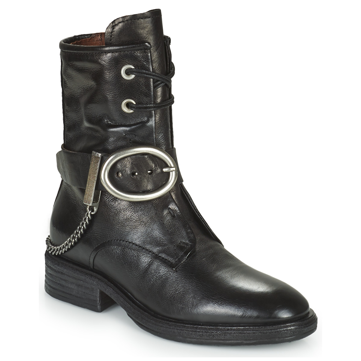 Chaussures Femme Boots Favourites Kurt Geiger London Black Langley Sandals Inactive FLOWER BUCKLE Noir