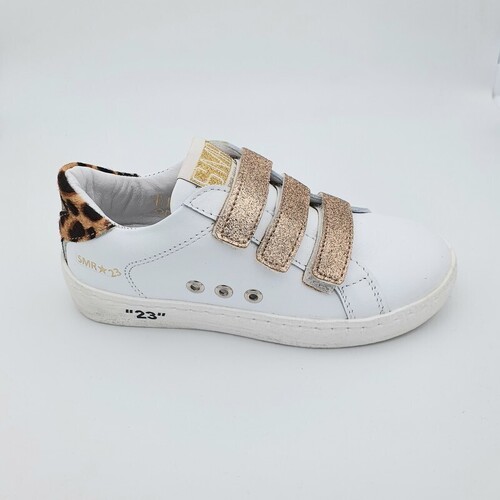 Chaussures Enfant Baskets mode Semerdjian 2160 GARBIS BASKET Blanc