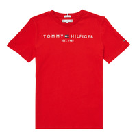 Vêtements Enfant T-shirts manches courtes Tommy son Hilfiger AIXOU Rouge