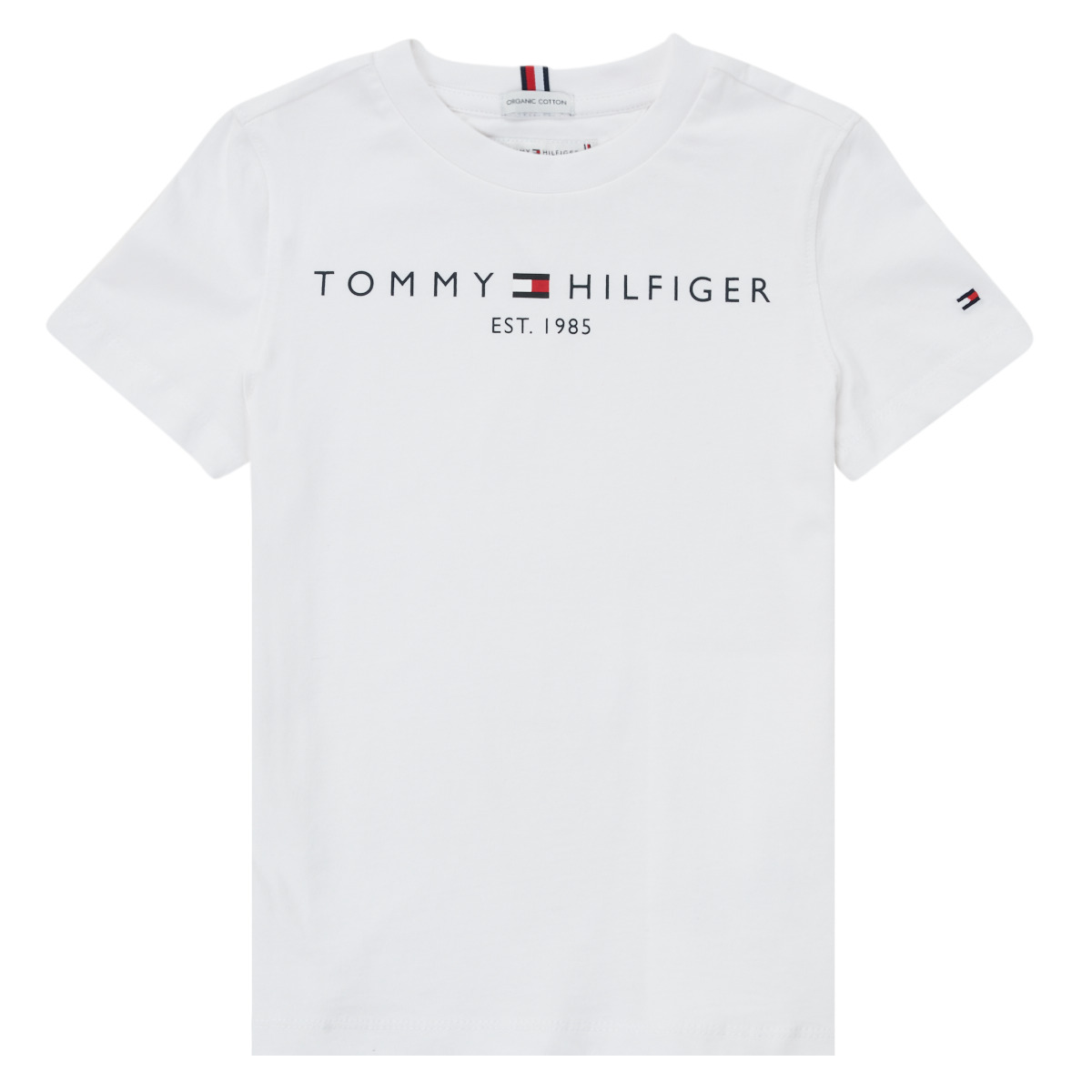 Vêtements Enfant T-shirts manches courtes silver Tommy Hilfiger SELINERA Blanc