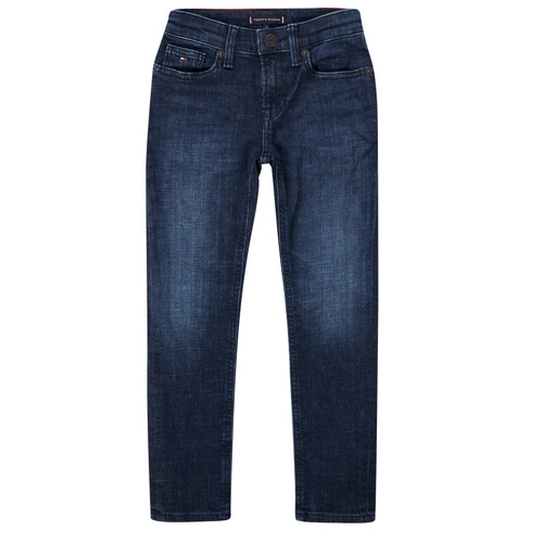 Vêtements Garçon Jeans studded-logo slim Tommy Hilfiger ARMAND Bleu