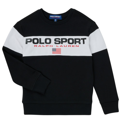 Vêtements Garçon Sweats Polo Ralph Lauren SIMEON Noir