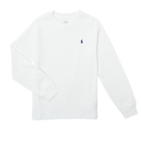 Vêtements Garçon T-shirts manches longues Polo Ralph Lauren KEMILO Blanc