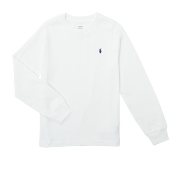 Vêtements Enfant T-shirts manches longues Polo Ralph Lauren KEMILO Blanc