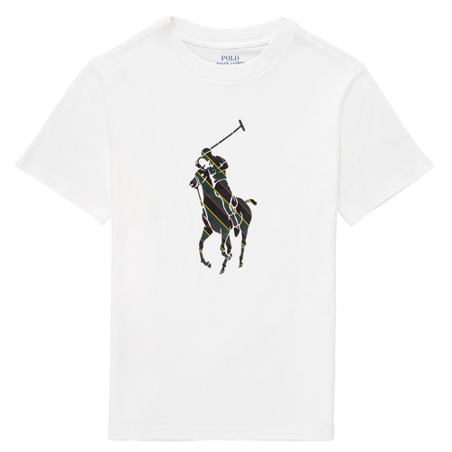 Vêtements Garçon Han Kjøbenhavn T-Shirt mit grafischem Print Schwarz Polo Ralph Lauren GUILIA Blanc