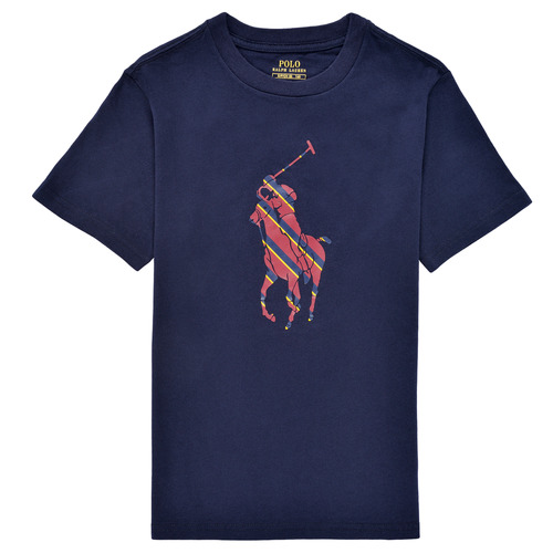 Vêtements Garçon T-shirts manches courtes Polo Ralph Lauren GUILIA Marine