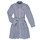Vêtements Fille Robes courtes Karl Lagerfeld Karl Motif polo shirt LIVIA Marine / Blanc