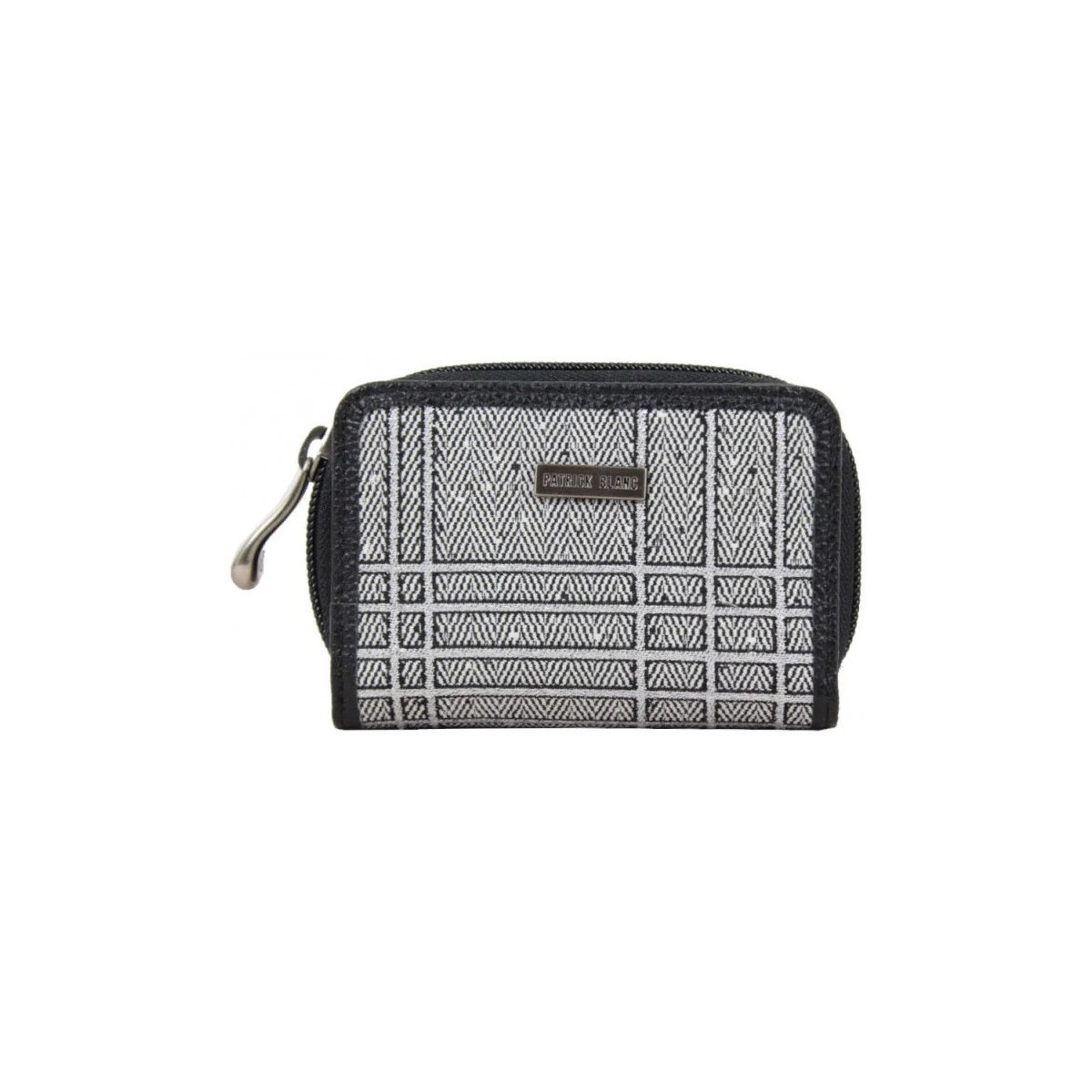 Sacs Femme Porte-monnaie Patrick Blanc Porte monnaie + cartes  - Toile grise / argentée Multicolore