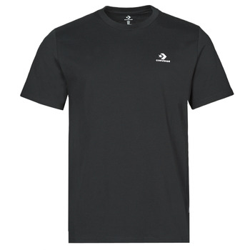 Vêtements Homme T-shirts manches courtes chen Converse EMBROIDERED STAR CHEVRON LEFT CHEST TEE Noir