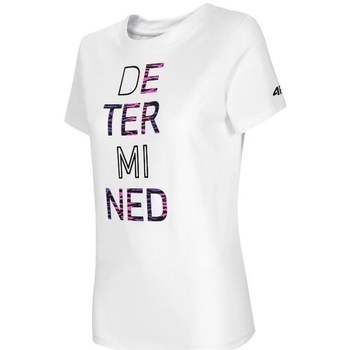 Vêtements Femme T-shirts manches courtes 4F TSD018 Blanc